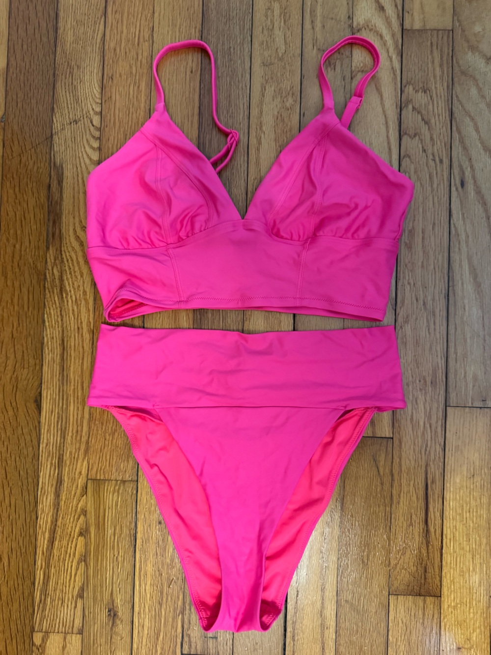aerie Bright Pink Bikini Top